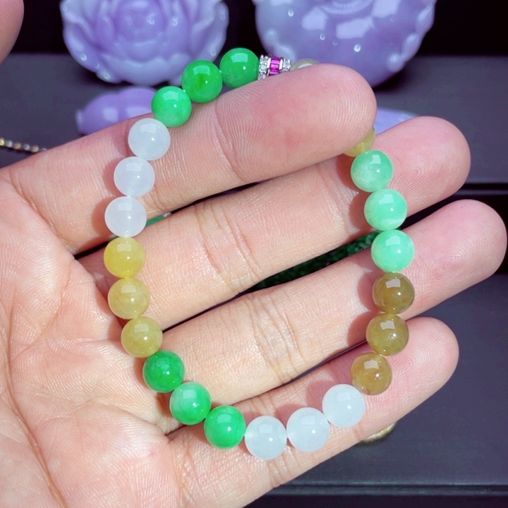 翡翠未镶嵌手串手串