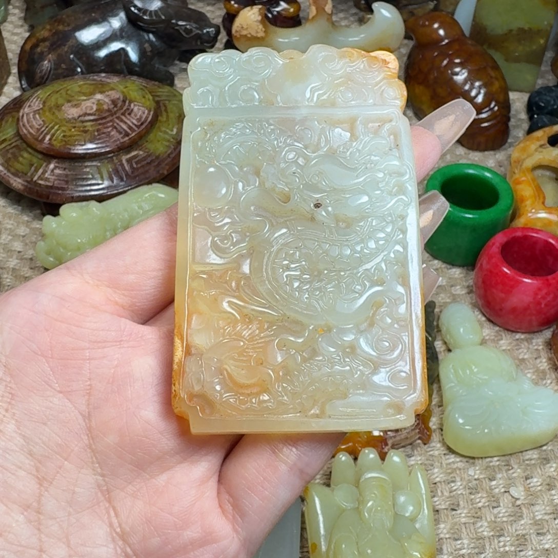 白玉菩提吊坠挂件