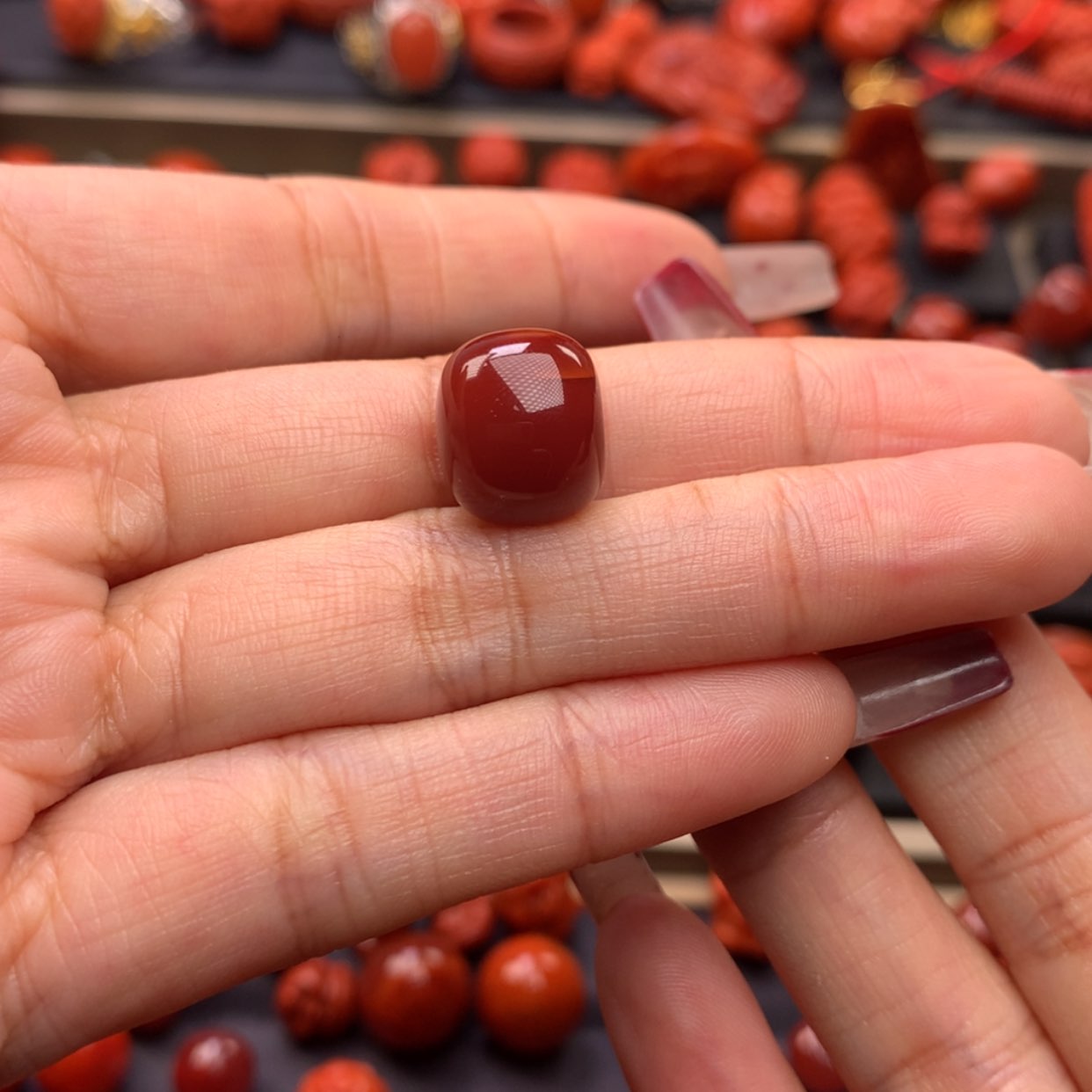 【闪购商品】南红玛瑙老型单珠12.9mm未镶嵌