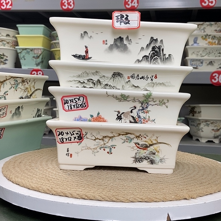 紫砂紫砂花盆0635