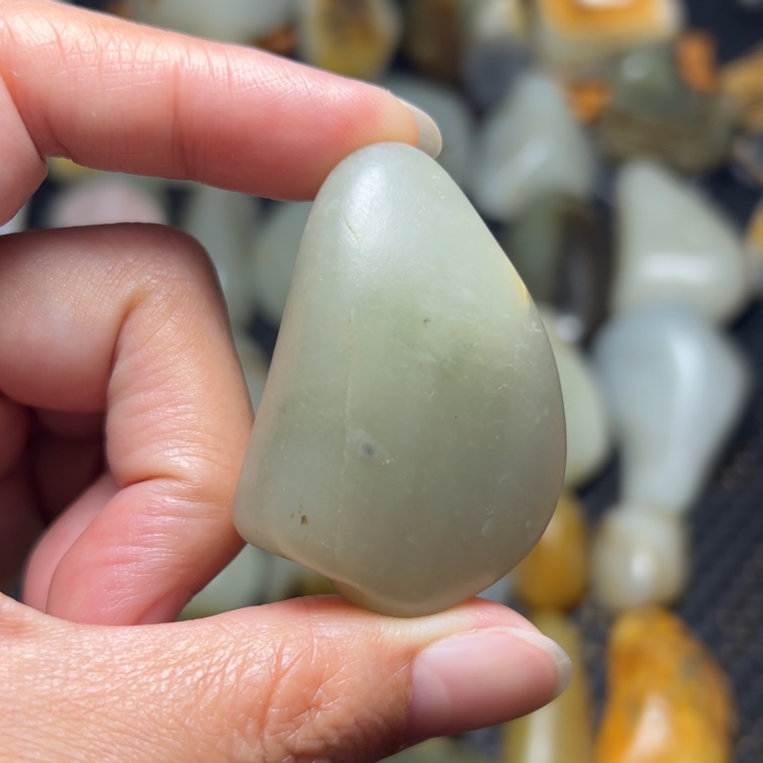 和田玉未镶嵌挂件39