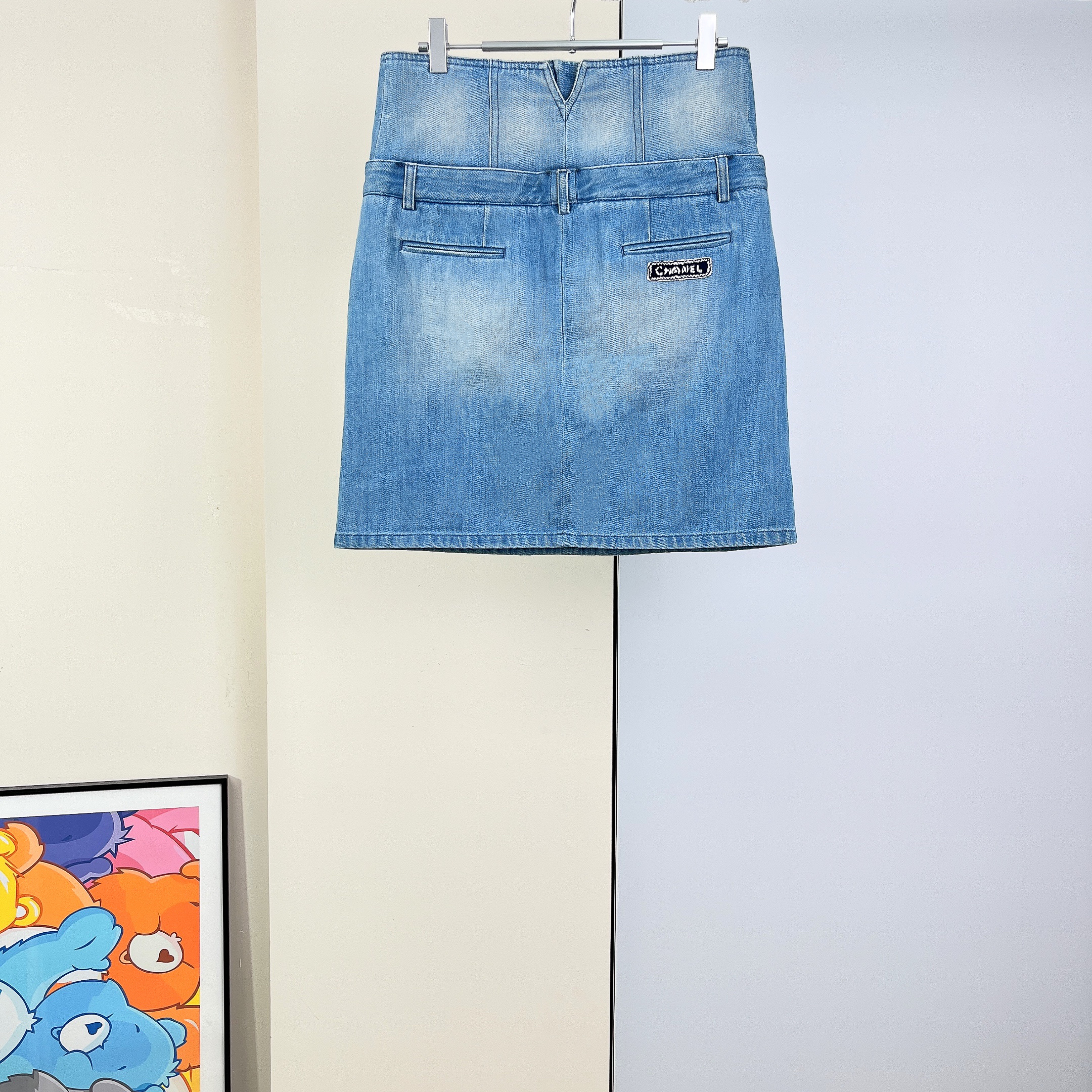 99新 Chanel/香奈儿 /牛仔半身裙/38码/Xspn5280/公价10400