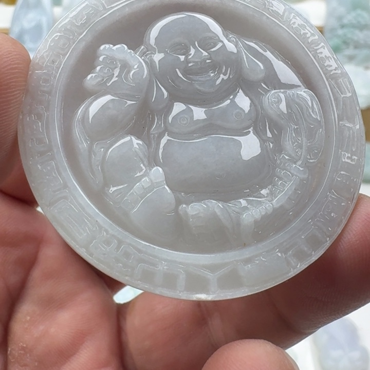 翡翠未镶嵌颈饰天然缅甸A货翡翠