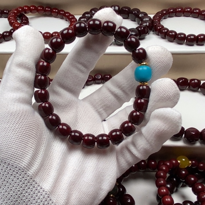 核桃手串/手链心****舍猴头雕刻