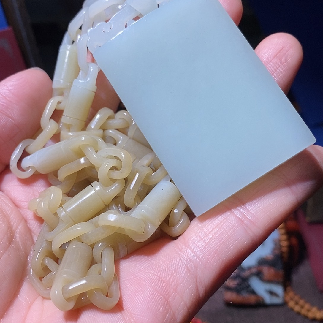 和田玉挂件未镶嵌老*