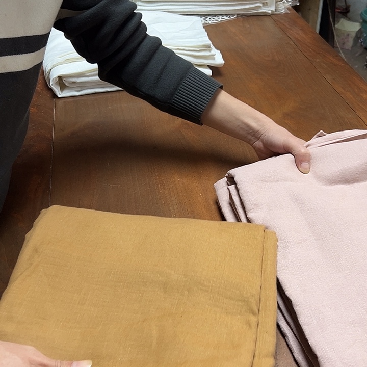 毛绒亚麻棉141-被套焦糖色