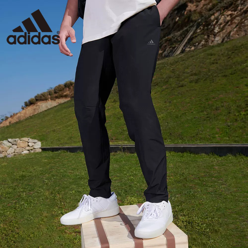 Adidas/阿迪达斯--男子夏季新款健身跑步运动长裤IP3977极简穿搭