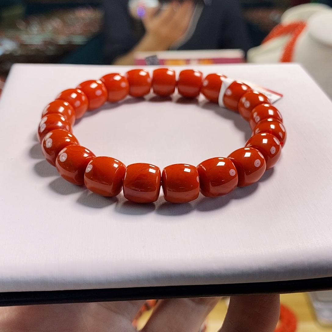 未镶嵌瓦西  10mm   多样性发一南红玛瑙