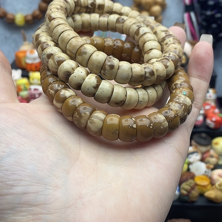非金属手串素串一起