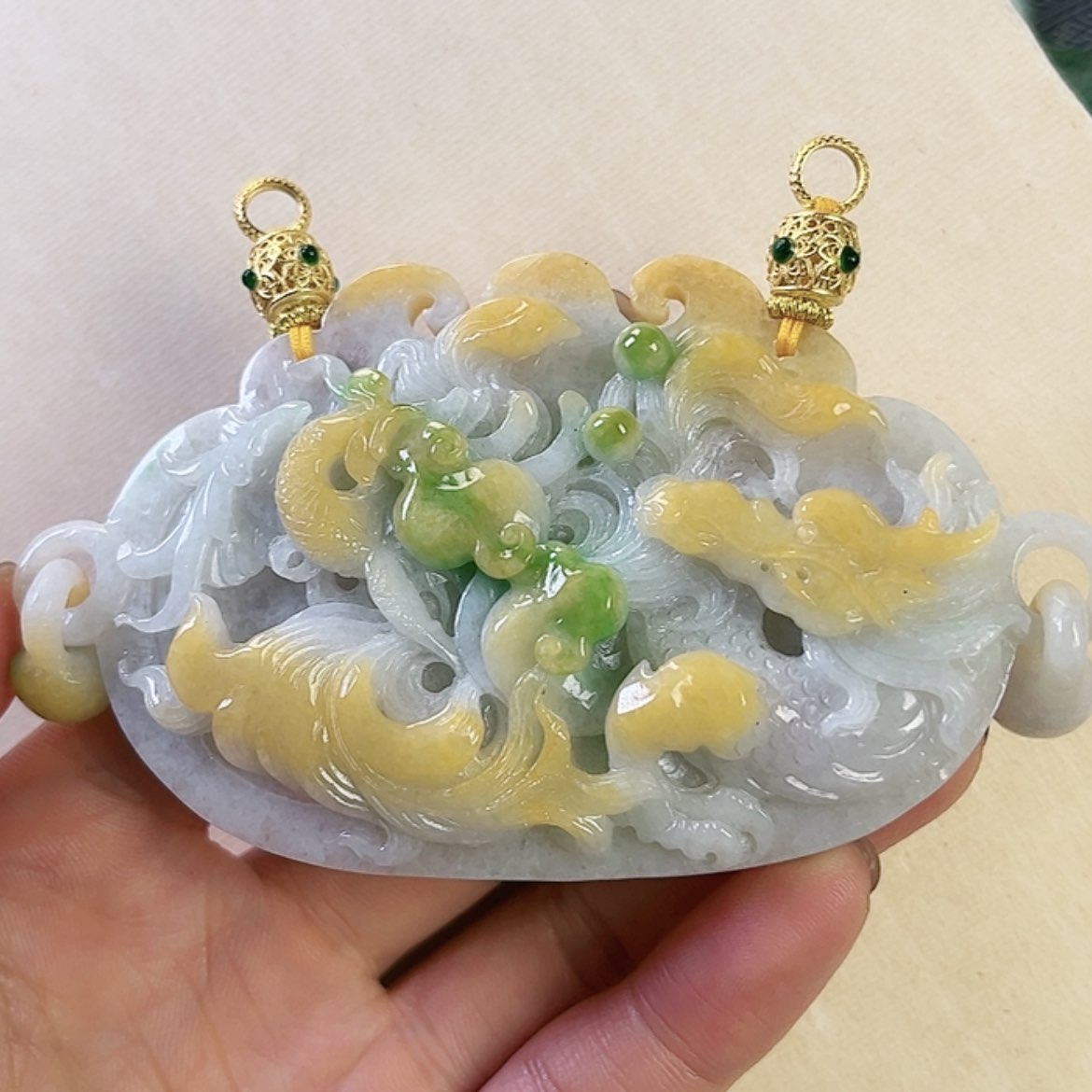 【闪购商品】翡翠颈饰未镶嵌挂件