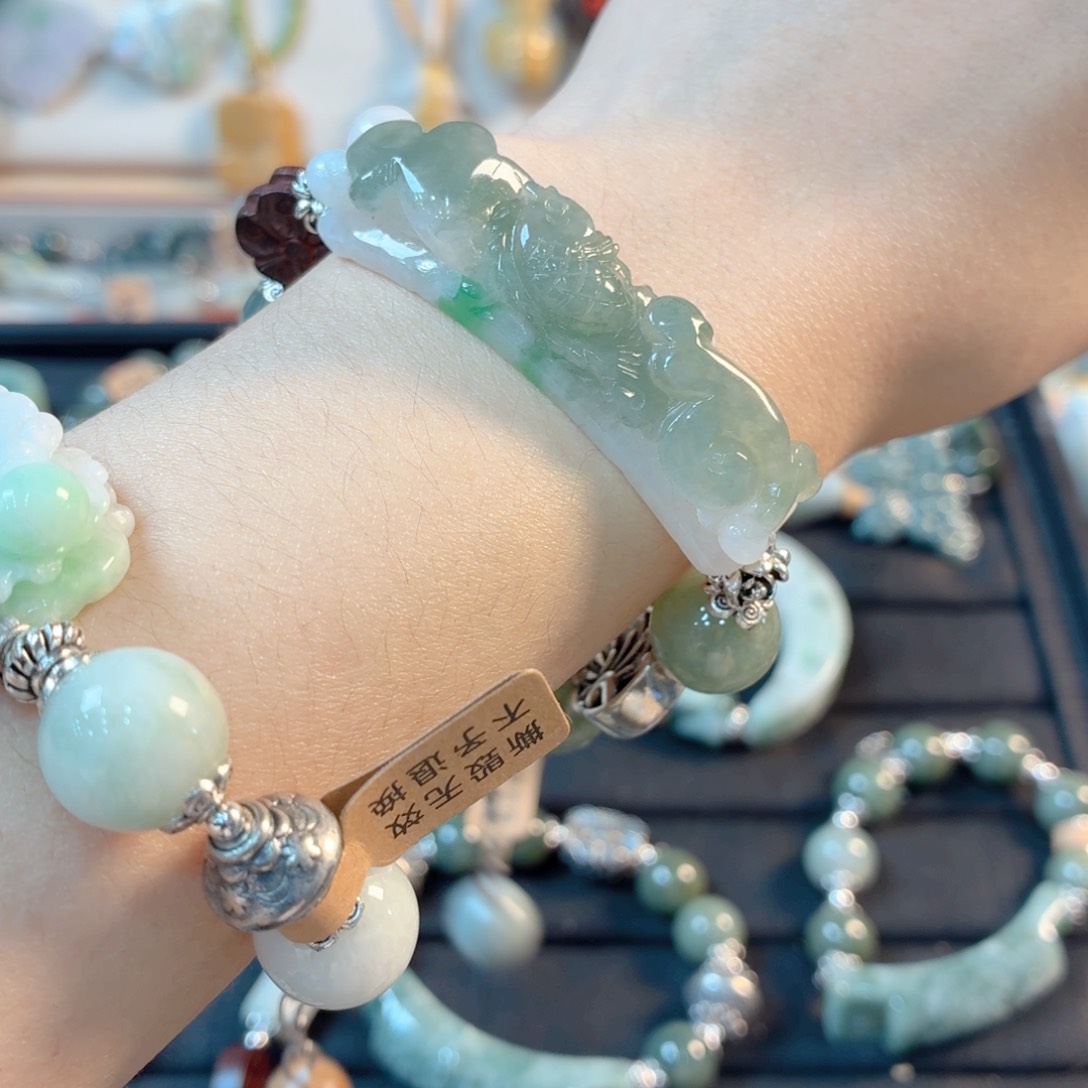 未镶嵌手链翡翠妥*手串