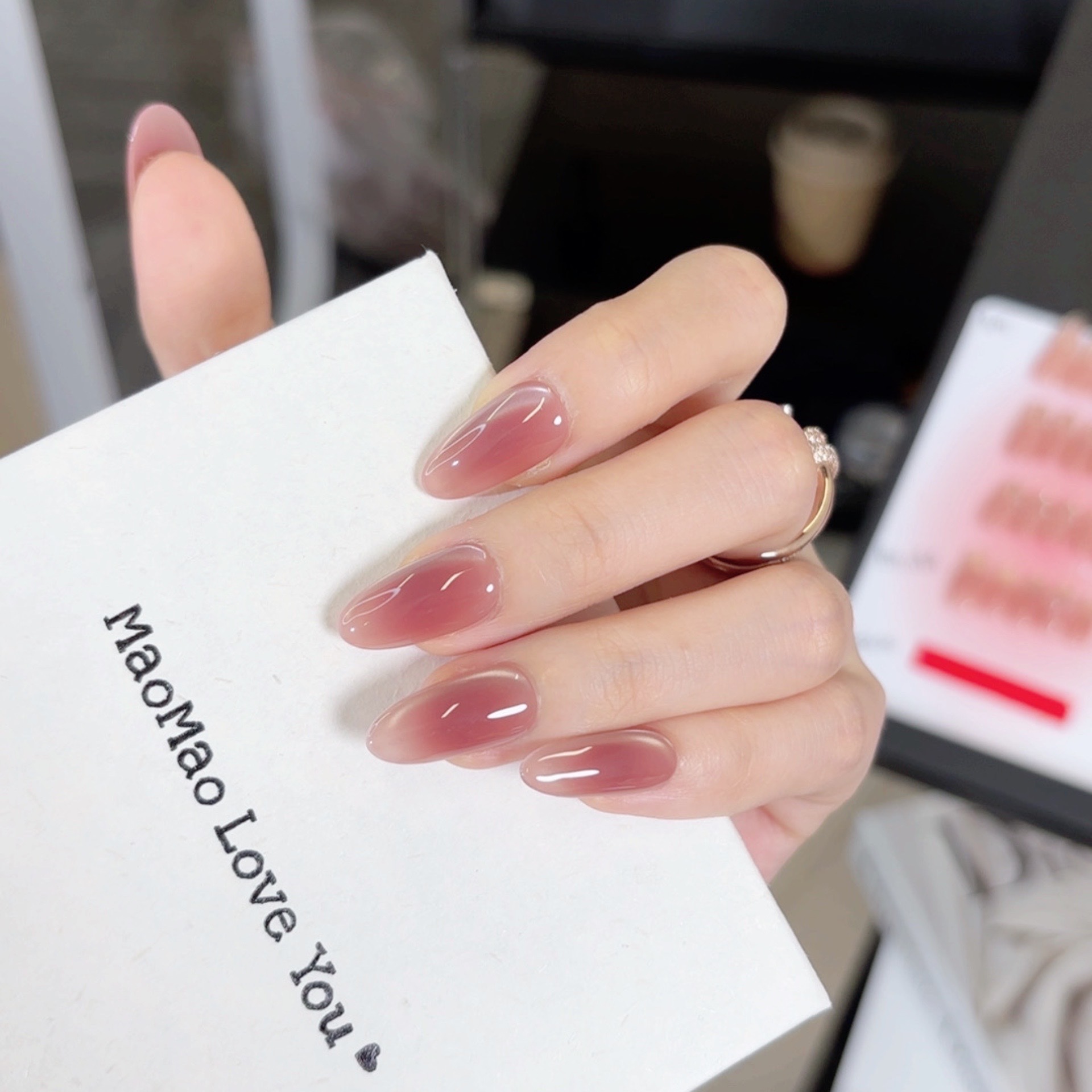 上新款【孔雀翎单色】MAOMAO重工纯手工穿戴甲穿戴甲