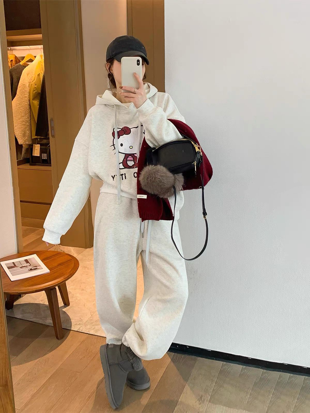 【2721】吖#连帽卫衣+休闲裤【套装】