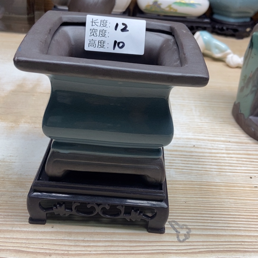 瓷片陶瓷花盆陶瓷艺术