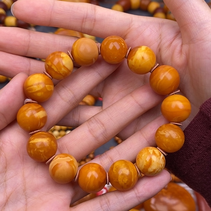 琥珀未镶嵌裸石蜜蜡M