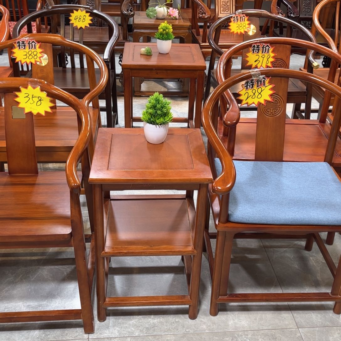 玻璃矿****理方几2个