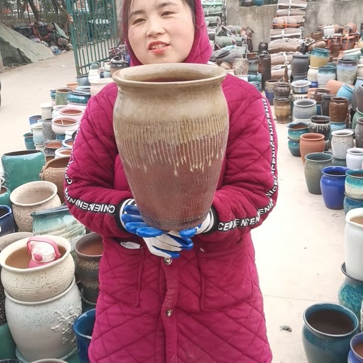 红陶口20高29瑕疵