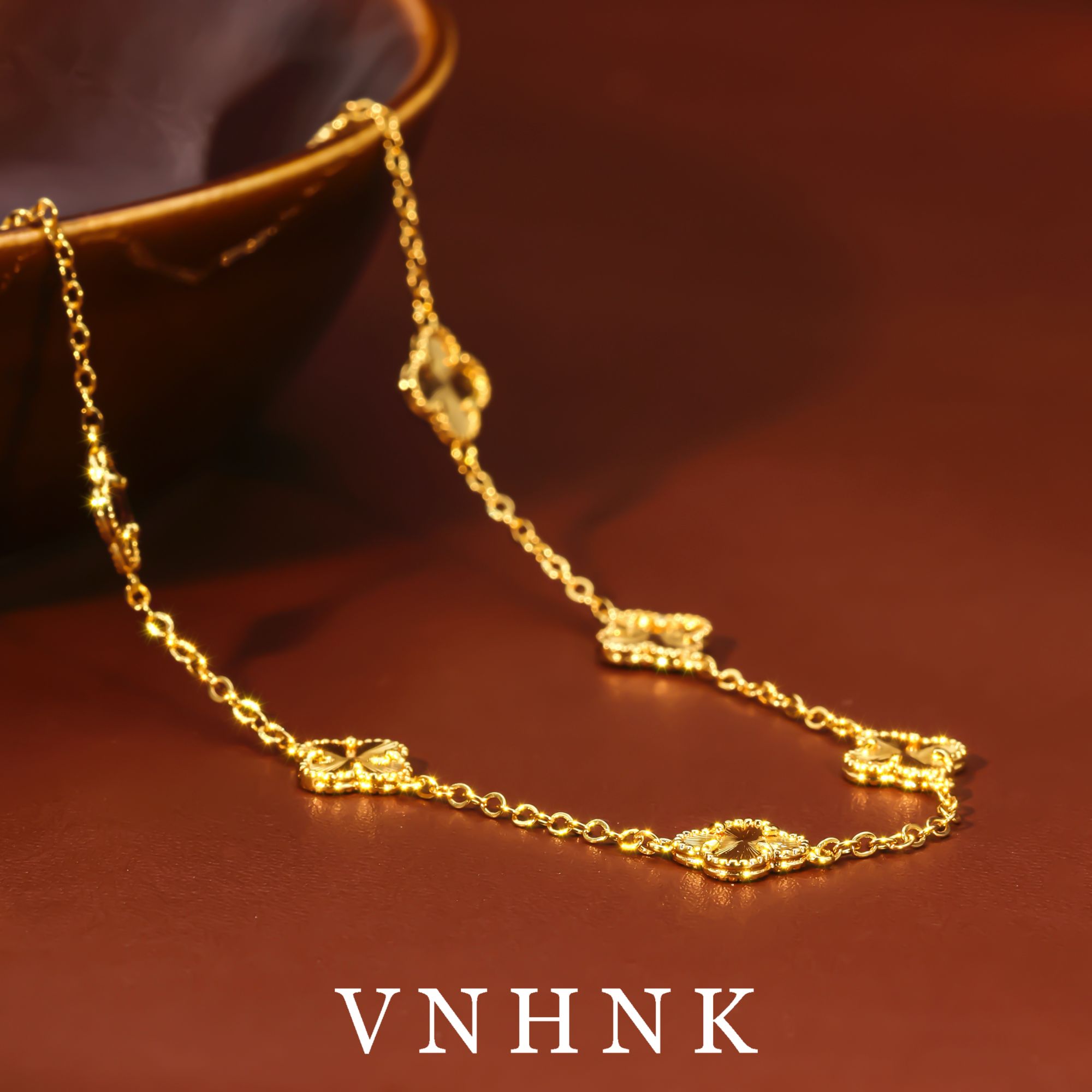 铜合金项链 美可儿  M263  金色(45cm)简约时尚项链