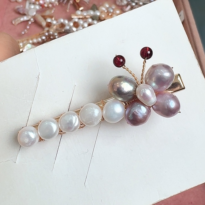 霞***儿未镶嵌淡水珍珠发饰