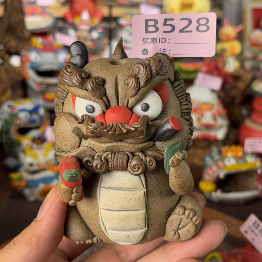 泥塑纯手工茶宠摆件