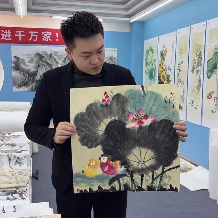 国画手绘国画作品