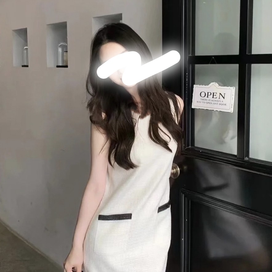 未使用 LouisVuitton/路易威登 002721 纯色优雅连衣裙 40码 