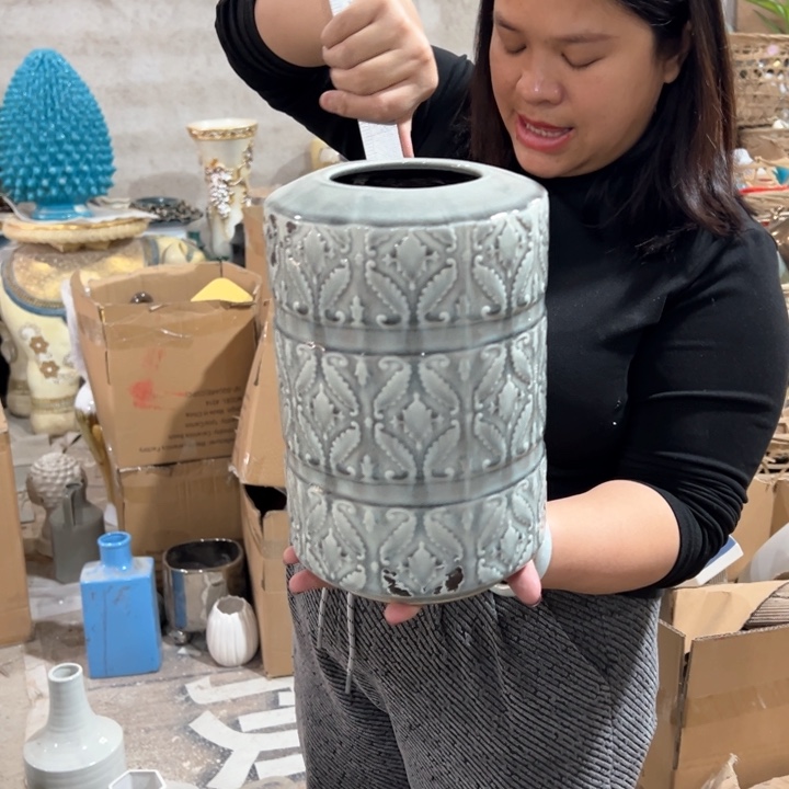 摆件高度26厘米口径9厘米微瑕捡漏