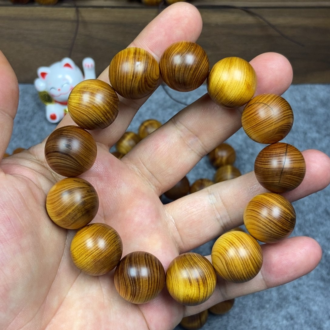 柏木（崖柏）手串/手链1.8崖柏瑕疵手串