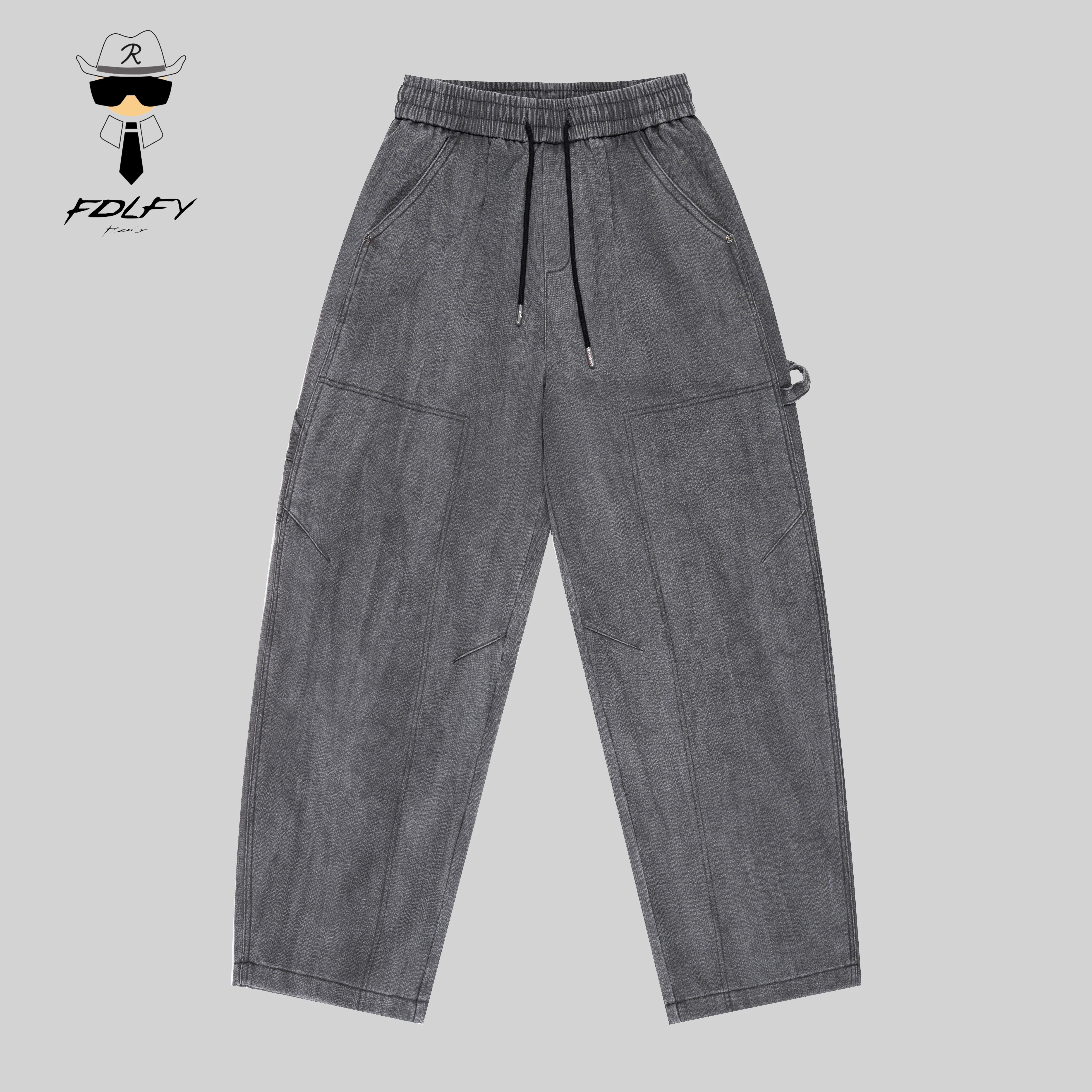 FDLFY老佛爷休闲裤裤子百搭扩版卫裤修身秋冬