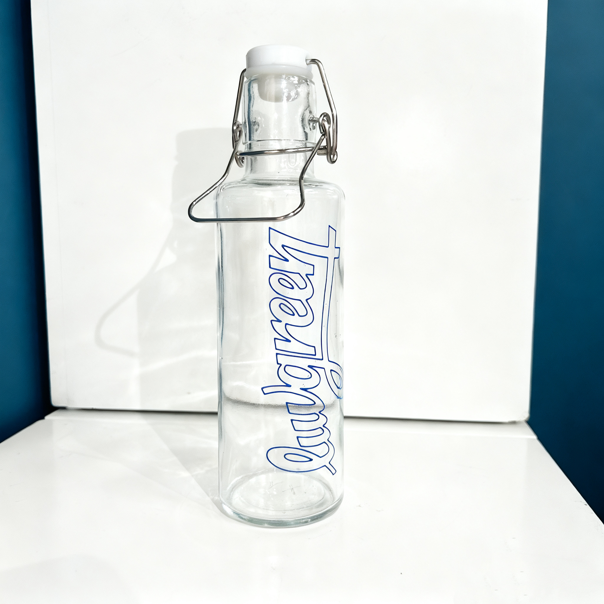 【2个起售】美国高端品质 卡扣式密封玻璃水瓶 便携防漏 600ml