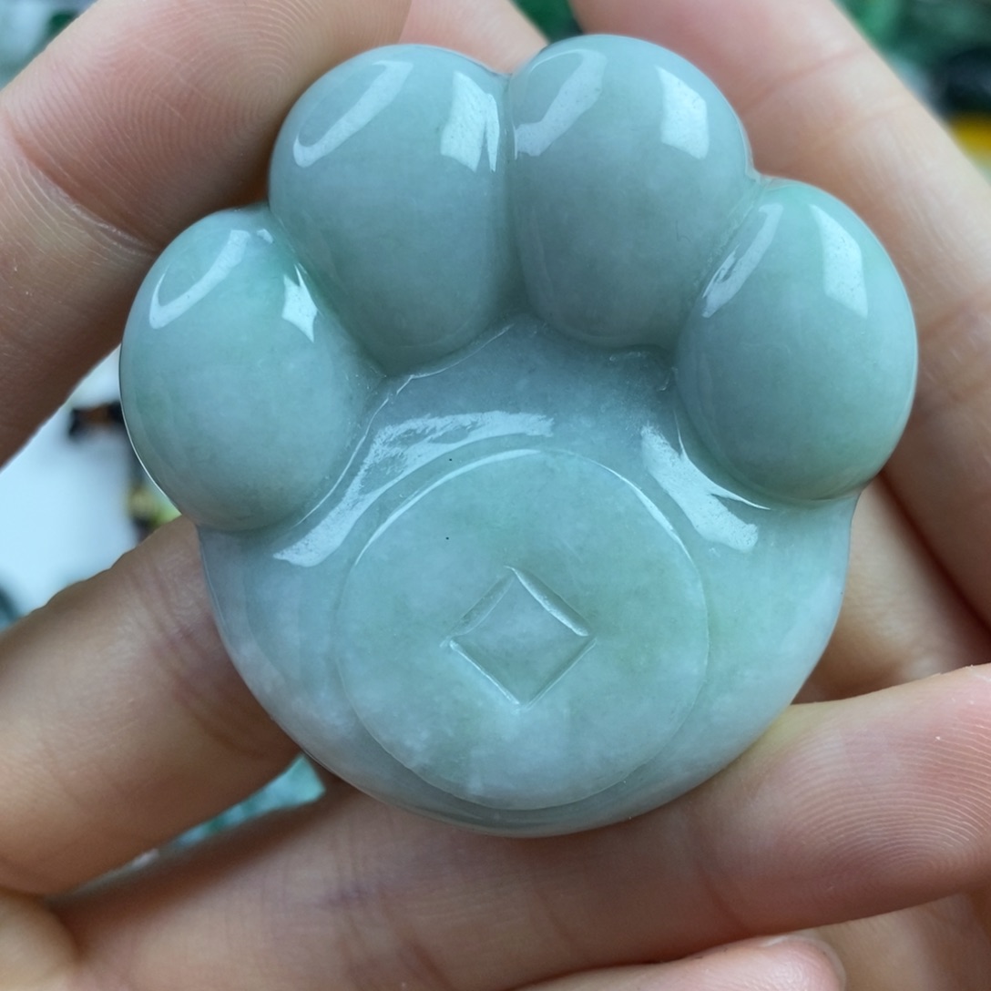 翡翠颈饰未镶嵌吊坠