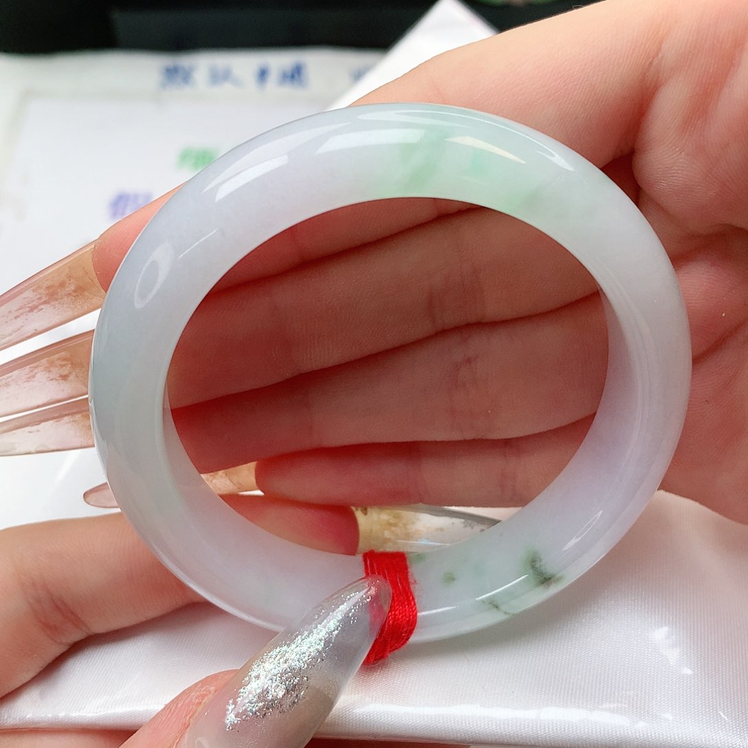 未镶嵌手镯翡翠正圈54