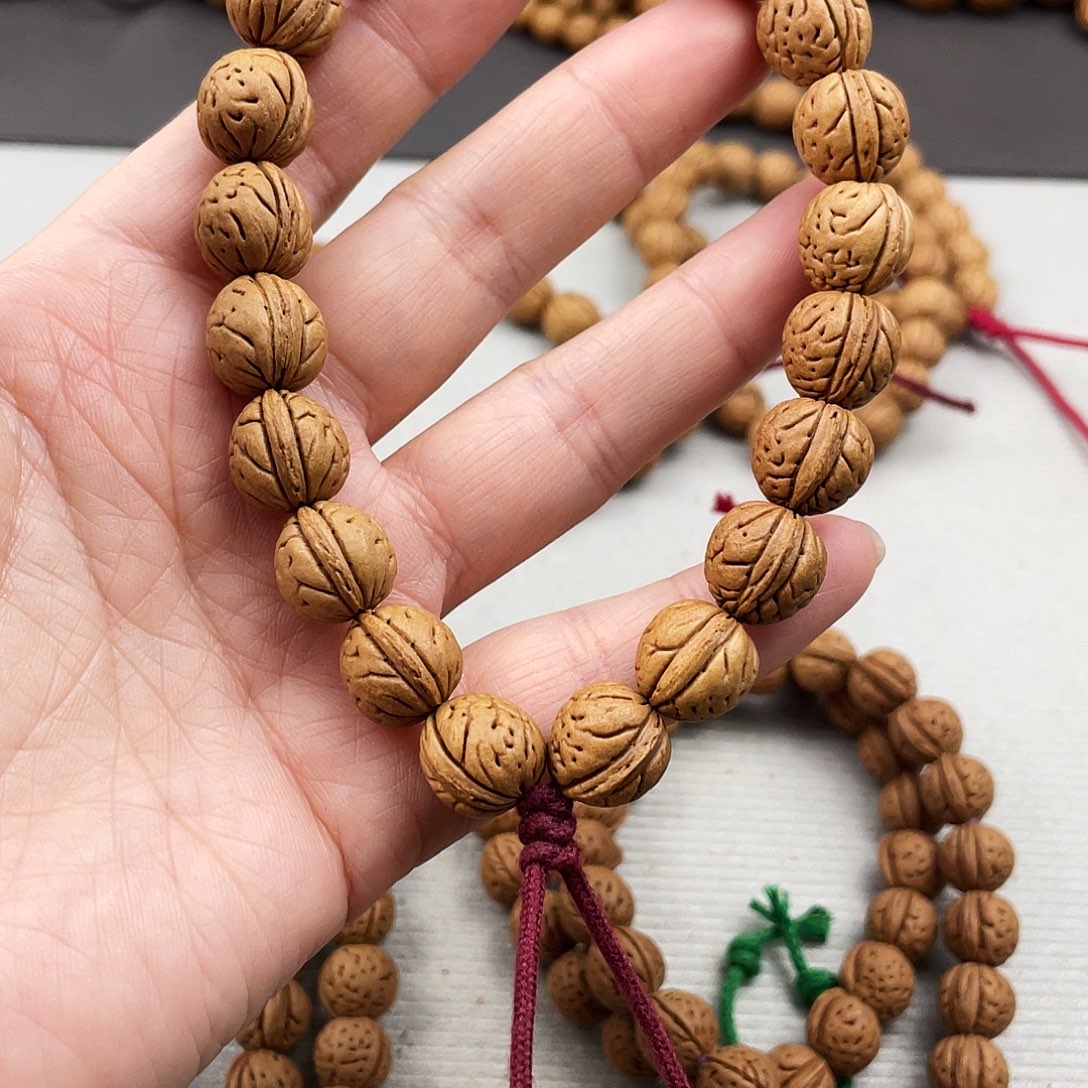 慢***吧手串/手链核桃12.3尺寸野生桃核手持