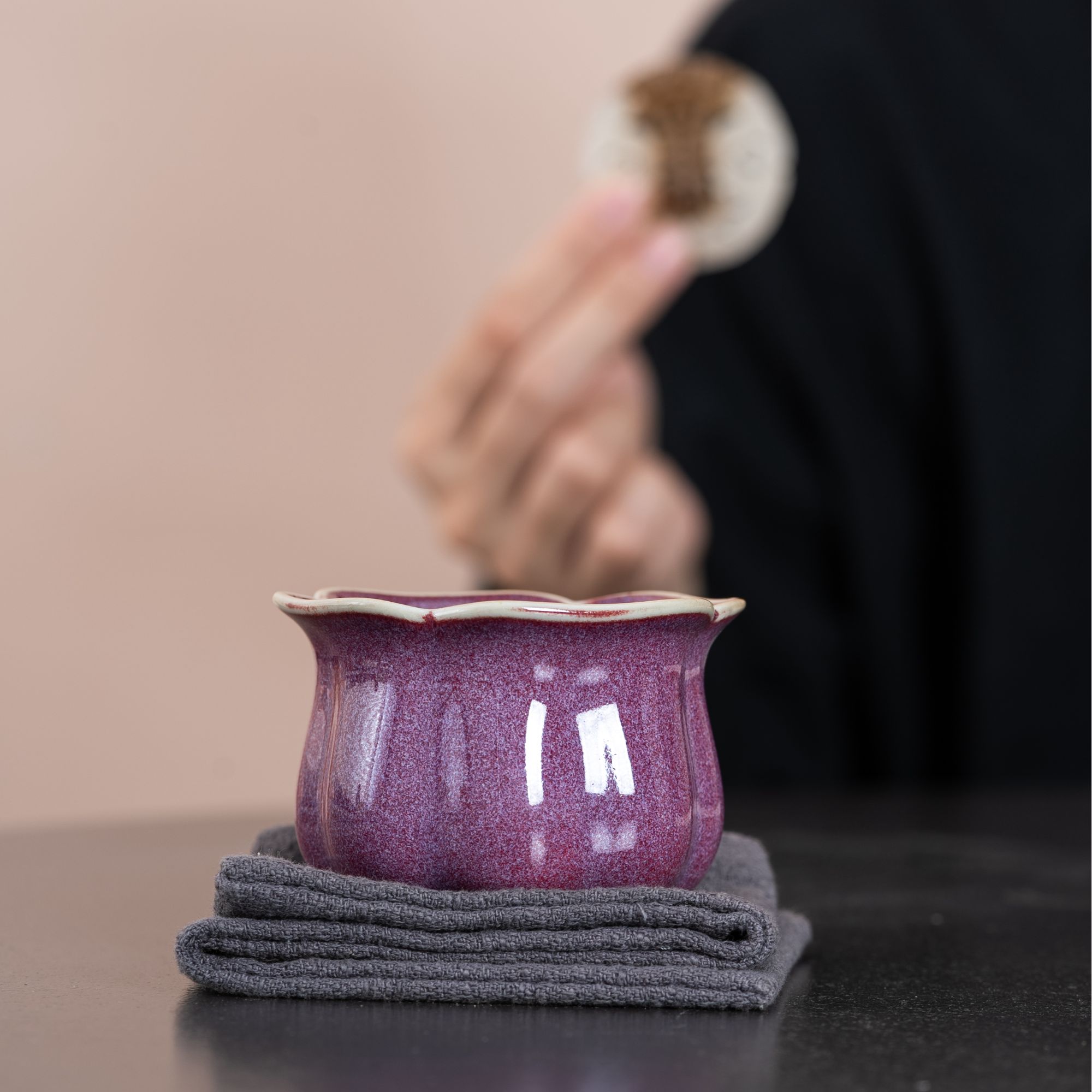 紫钧钱袋子高档功夫茶具可养开片DC-1675