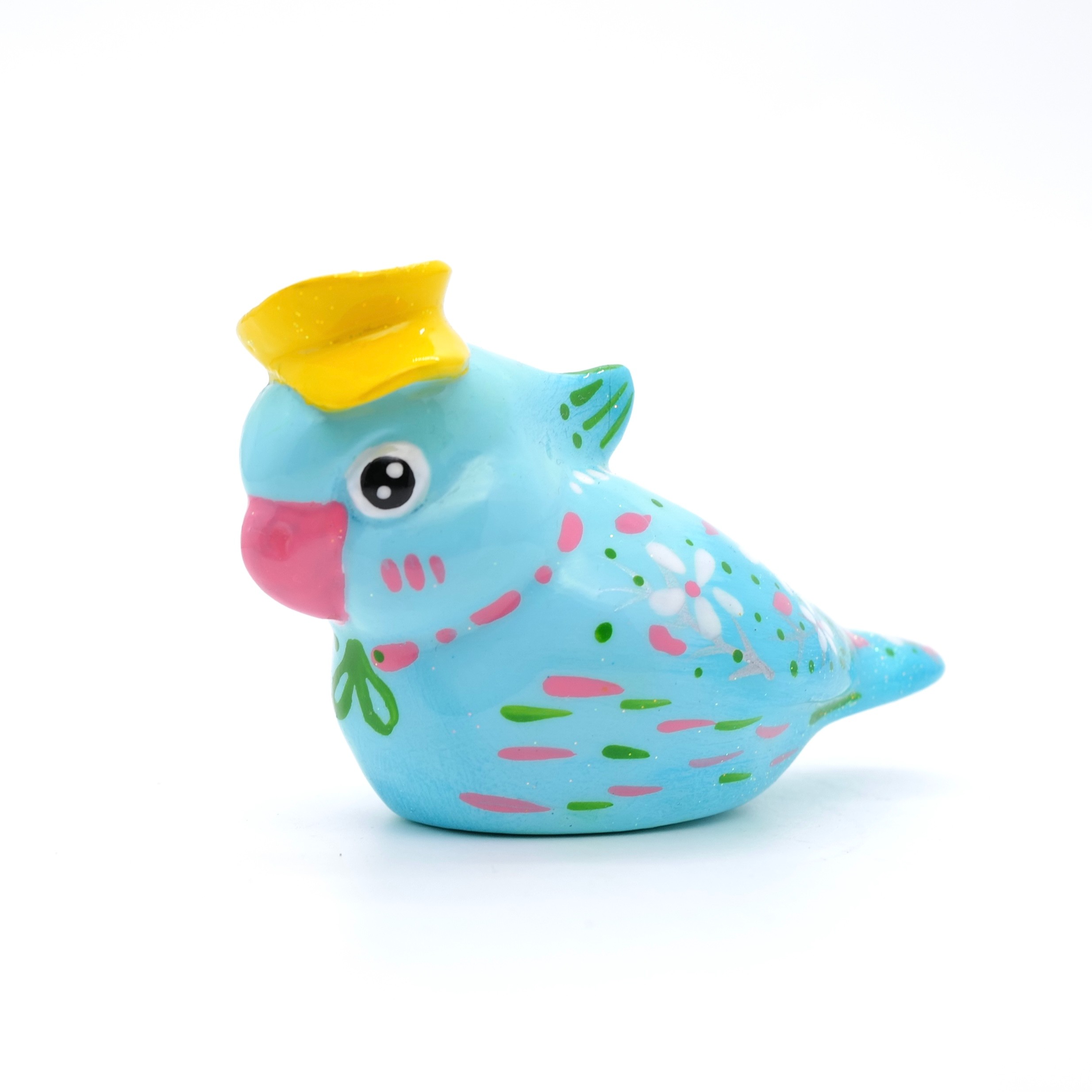 PM 王甜心工作室《鹦鹉》石膏作品，仅一件（非王甜心本人绘画）