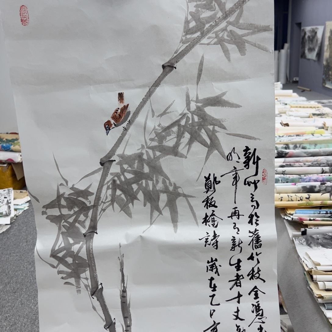 国画纯手绘字画宣纸