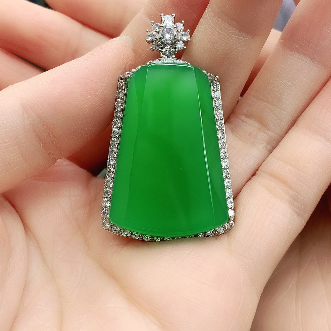 银S925镶嵌吊坠玛瑙/玉髓