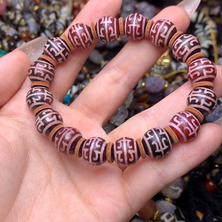 玛瑙/玉髓未镶嵌发一条