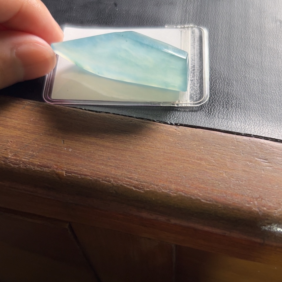 【闪购商品】定制翡翠未镶嵌冰种起胶天空蓝挂件