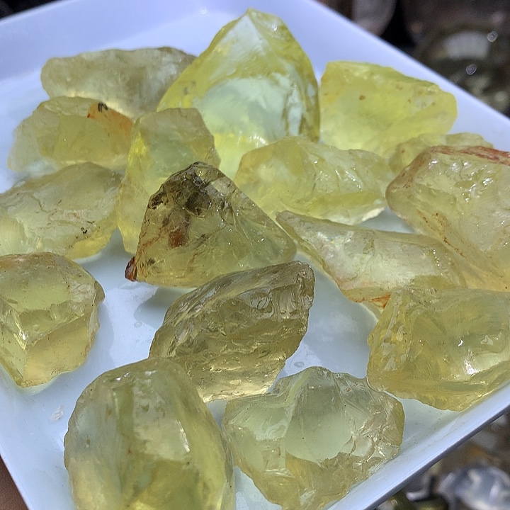 水晶天然黄水晶原石280g未镶嵌