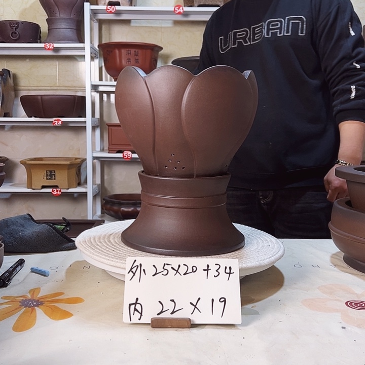 紫砂花盆紫砂花盆