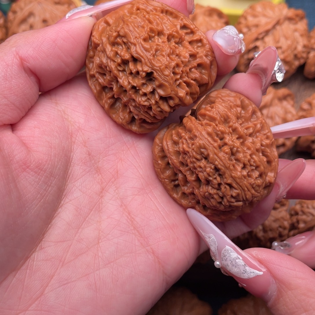 把件文玩核桃全品精配高炮逐鹿南疆41红皮