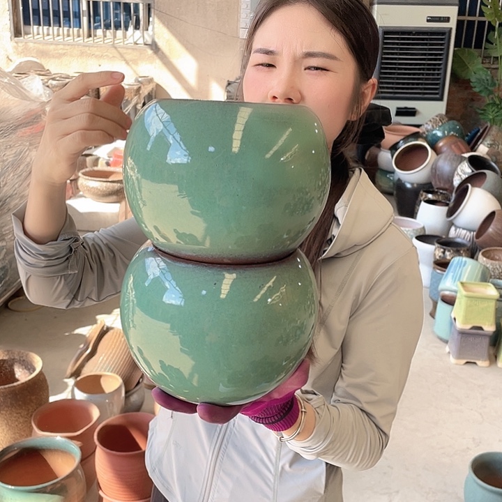 紫砂花盆正品1416f f f t