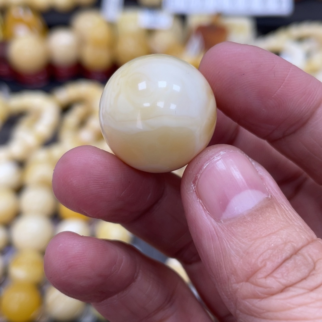 琥珀珠宝奇石未镶嵌咖**ξ21.9mm