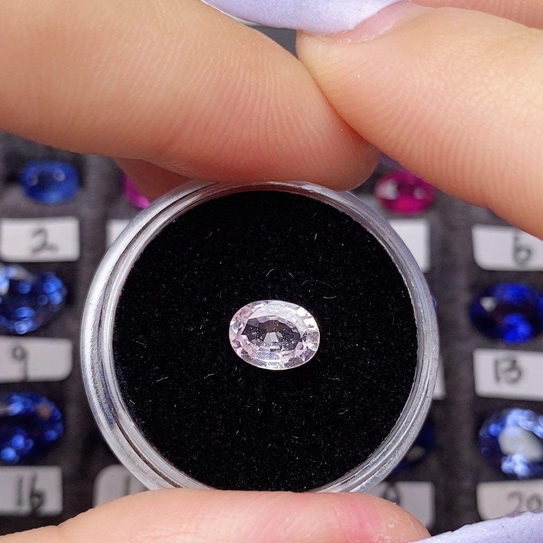 蓝宝石裸石CGRL无烧兰卡1.13ct/0218