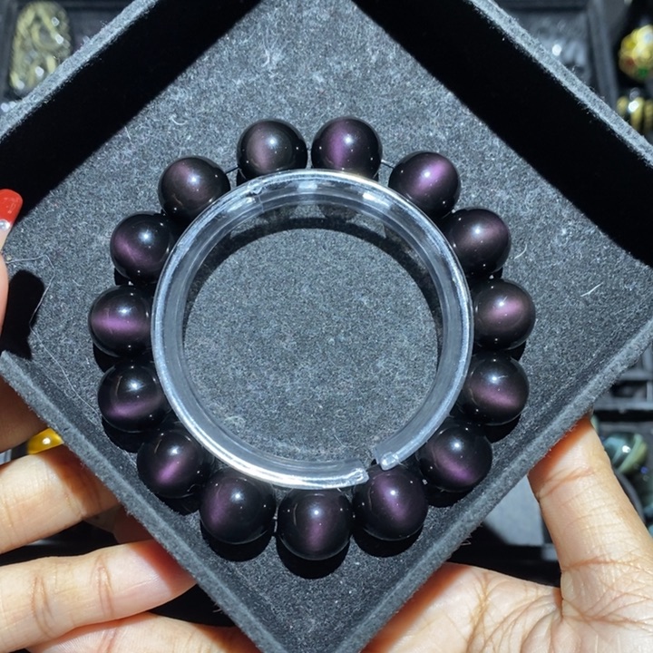 黑曜岩手链未镶嵌?*