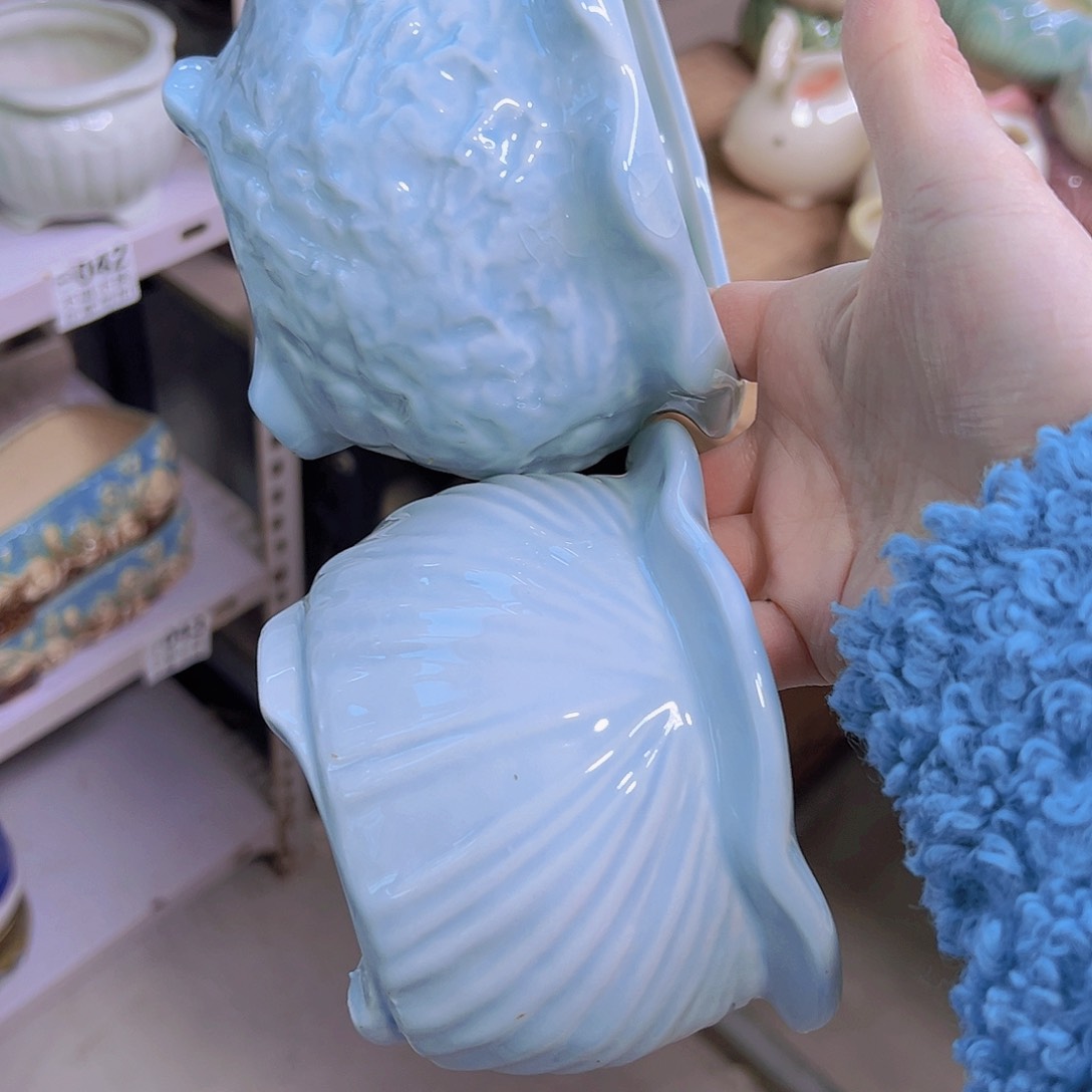 红陶陶瓷花盆当场满12包邮