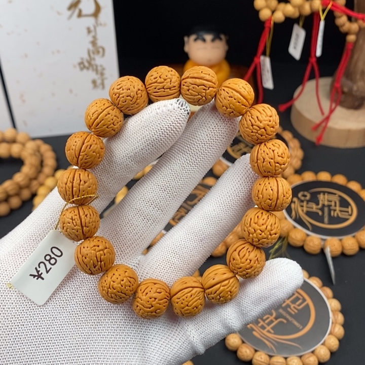 手串桃核荔枝14.5A（尺寸误差0.5之间）