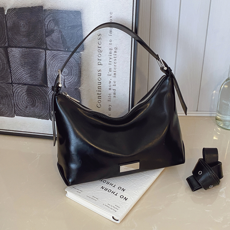 2025秋季小众百搭轻奢编织复古单肩斜挎托特包-16192