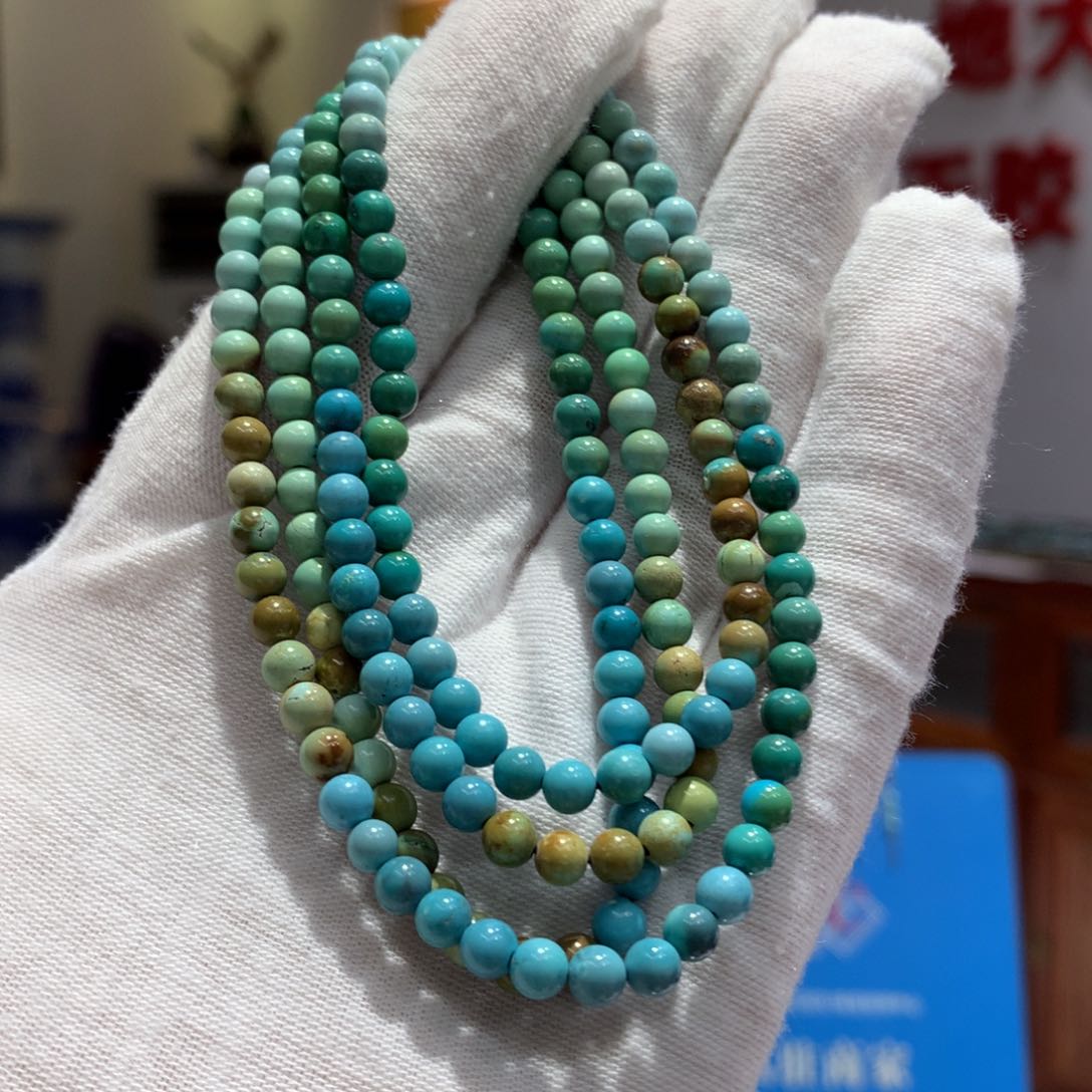 绿松石长链未镶嵌